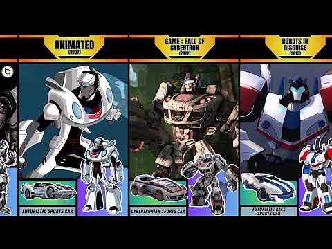 Jazz Evolution and His Vehicle Mode in Transformers Universe #transformers #autobots #autobotsjazz