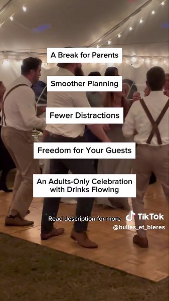 Reasons to Choose an Adults-Only Wedding