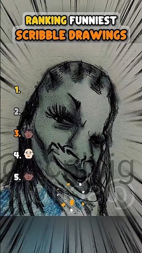 Ranking Funniest Scribble Drawings