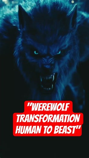 Insane Werewolf Transformation Under Full Moon 😱 | Man Turns Into Beast #shrunk #wolftail #goodwolf