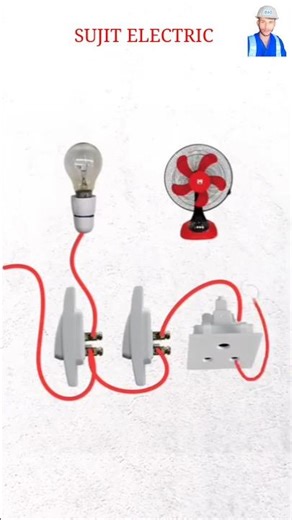 Switch Socket se Fan Bulb Connection Kaise Kare (Hindi)