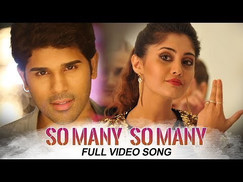 Okka Kshanam Full Video Songs - So Many So Many Full Video Song | Allu Sirish, Surbhi, Seerat Kapoor