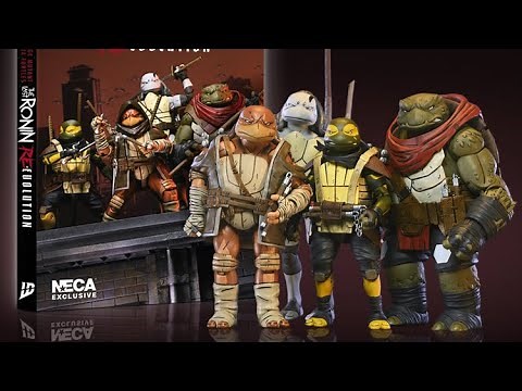 New Neca TMNT Teenage Mutant Ninja Turtles Last Ronin Revolution action figures reveals preorder