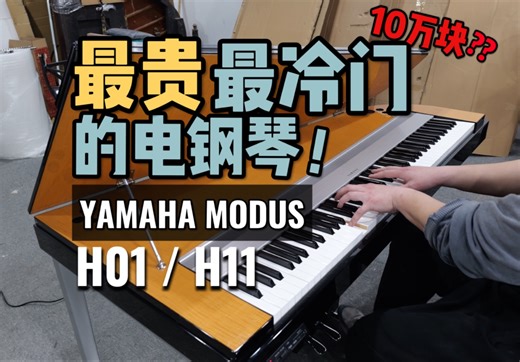 最贵又最冷门的电钢琴？二手钢琴贩子测评电钢系列/Yamaha Modus H01/H11