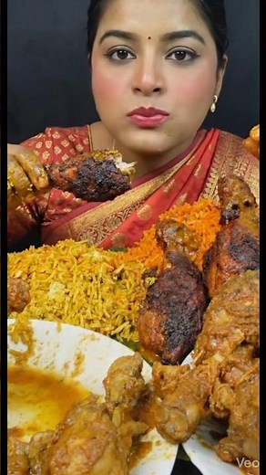 ASMR Eating Delicious Chicken Biryani 🍗🍚 | Satisfying Eating Sounds | Relaxing Food ASMR #asmr