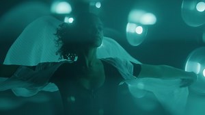 Woman Dancing Front Lights Stock Footage Video (100% Royalty-free) 1095723033 | Shutterstock