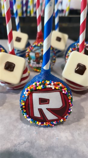 Roblox Themed Cakepops: Individually Wrapped Party Favors - Etsy