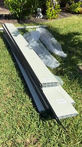 Prepping for the plank system. These aluminum planks keep the water out during flood season 🙌🏻 #floodprotection #naplescontractor #leecountycontractor #colliercountycontractor #floridacontractor | Emerald Grn