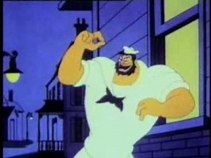 Popeye: Parlez Vous Woo (1956) | Full Cartoon | Public Domain