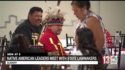 Native American leaders from across NY state meet with lawmakers
