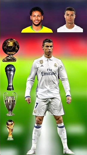 Neymar vs Cristiano Ronaldo | Cups & Awards Comparison | Football GOAT Debate #foryou #shortsfeed