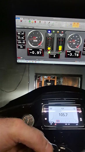 Here is a 6th gear pull on Big Black, our trusty steed (dyno donkey). She worked hard all day to finally be shut down for the day. | Brewzer Performance Motorcycles