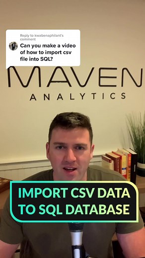 Importing CSV/Excel Data into a SQL Database with MySQL Workbench