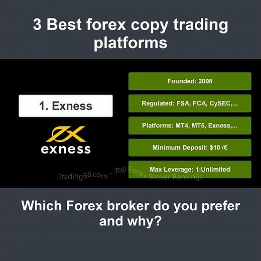 3 Best forex copy trading platforms | Top Forex Broker Rankings
