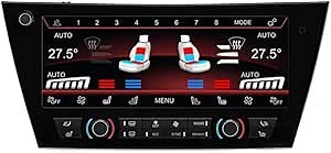 10 Inch AC Panel LCD Touch Screen for BMW X5 F15 2014-2019 Air Conditioner Board Climate Seating Knobs Control Digital Dashboard Pluig and Play