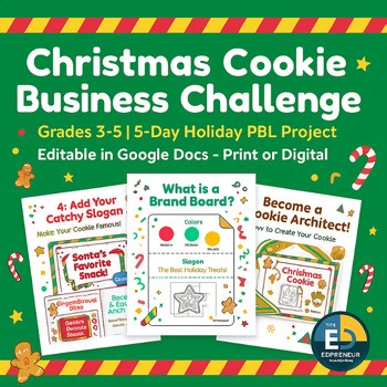 Create a Christmas Cookie Business Project | Business Entrepreneurship Project