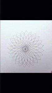 Geometric drawing with compass 7 #maths #compass #geometricdrawing #geometry #compassart