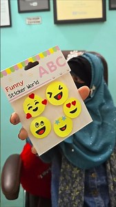 Cute Emojis Stickers Craft ideas for kids | Homemade Sticker Video #youtubeshorts #shortsfeed #Craft