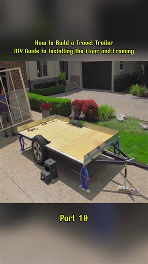 How to Build a Travel Trailer DIY Guide to Installing the Floor and Framing #how #build #travel #diy #viral