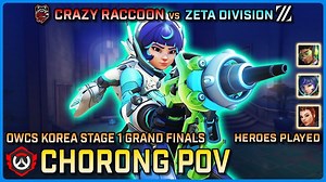 鬼子先锋【CH0R0NG第一视角】朱诺 Crazy Raccoon vs ZETA DIVISION【韩国赛区第一阶段总决赛】