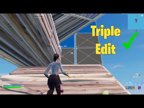 How to triple edit in Fortnite Battle Royale!