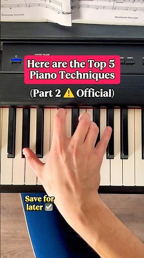 TOP 5 Piano Techniques 🎹✅ (+ How to Play Them) #pianist #ranked #ranking