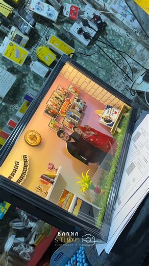 BANNA STUDIO 1 on Instagram: "Miniature Frame | Handmade Gifts | 3D shadow Frame | 𝐁𝐀𝐍𝐍𝐀 𝐒𝐓𝐔𝐃𝐈𝐎 🫂❤️ Customised Anniversary, Birthday Gift ideas Customised 3d Shadow minitaure Box Frame dm or whatsaap to place your order 7869803464 9827951427 #celebration🥳 🌸 💍 💒. 🌸 𝐁𝐀𝐍𝐍𝐀 𝐒𝐓𝐔𝐃𝐈𝐎 💥💕 ❤️📸🖼️ #team @simrolkalakar #work @banna_studio1 Banna $tudio and mobile IIT simrol indor£ 💌 INSTGRAM REEL SHOOT 💌 Model / Car delivery / Birthday / Welcome / Baby Shower/ Reel and all t