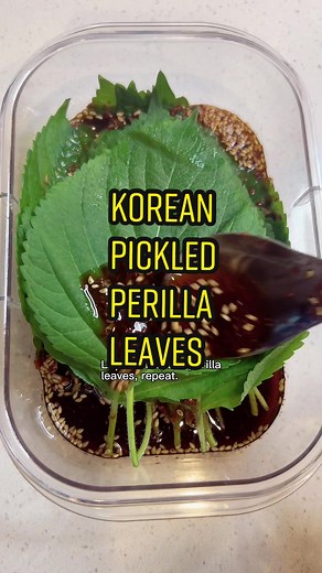 Quick and Easy Pickled Perilla Leaves Recipe