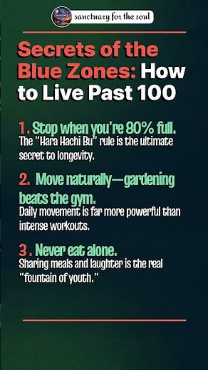 Secrets of the Blue Zones: How to Live Past 100
