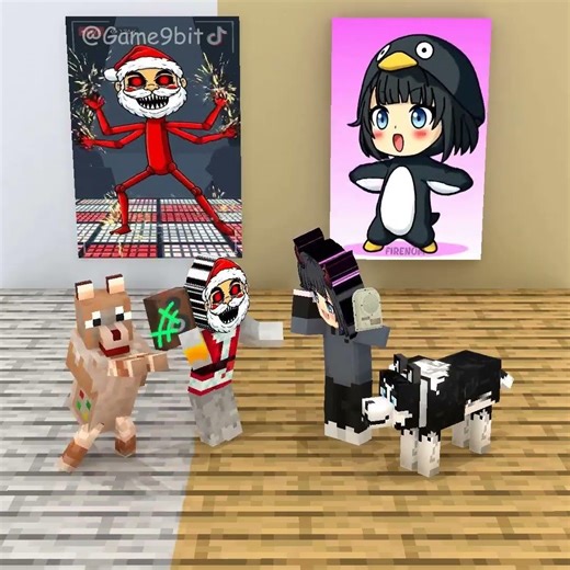Which team do you choose?! Evil Sprunki Santa Claus vs. Sprunki Gugugaga