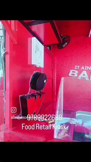 Portable Food Retail Kiosk – Compact Solution 9789022688 / 7305940884 www.sarmantech.in #foodkiosk