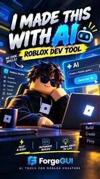 AI Just Changed Roblox Development 🤯#forgeguipartner