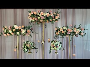 Diy - Hula Hoop Floral Backdrop Diy - PVC pipe Backdrop
