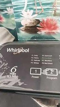 Whirlpool washing machine end and off sound