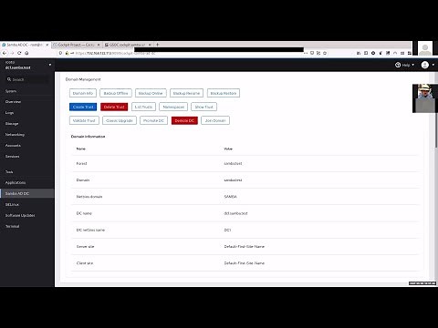 sambaXP 2021: Samba AD DC Cockpit UI (Google Summer of Code 2020 results)