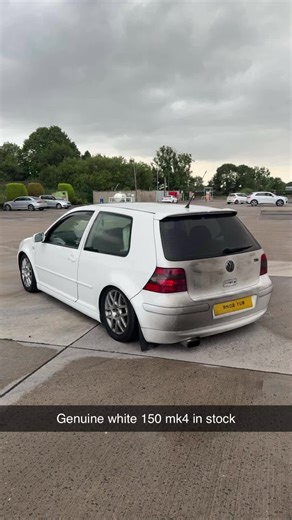 Sneak Peek of the New MK4 Candy White Car