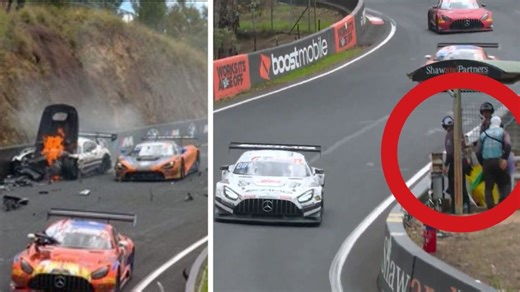 Horror crash brings Bathurst 12 hour to a standstill
