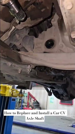 How to Replace and Install a Car CV Axle Shaft