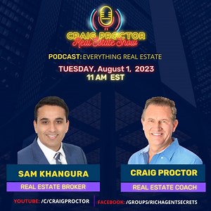  Next week we have a live podcast featuring one of our real estate...