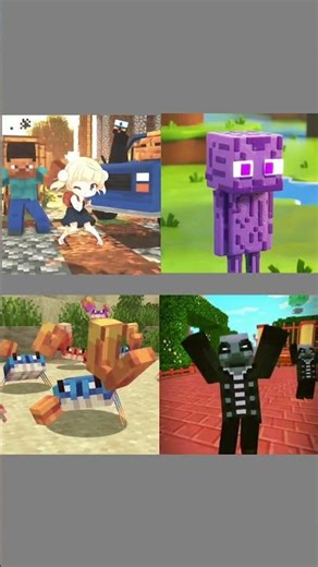 Fun dances in Minecraft!💃🕺 #Minecraft #dance #games #fun #gaming #dance