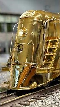 Lionel 125th Anniversary Vision Line Hudson! #ogauge #trains #gold #oscale #railroad #streamlined