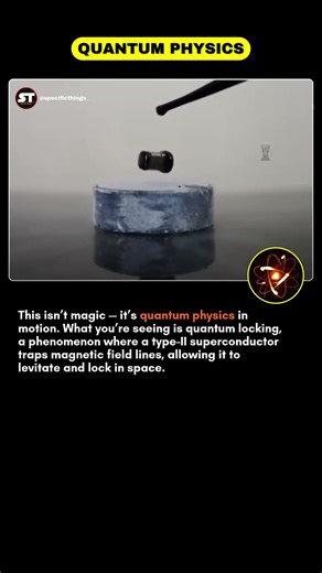 Quantum Locking in Action! Superconductors That Defy Gravity . #usashorts #sciencefacts #usatech