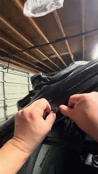 Rain guard installation Mitsubishi lancer evolution 7