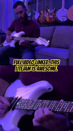 Litejam makes improv jamming easier (Jam in D) #shorts #litejam #guitarshorts #looping #guitar #tech