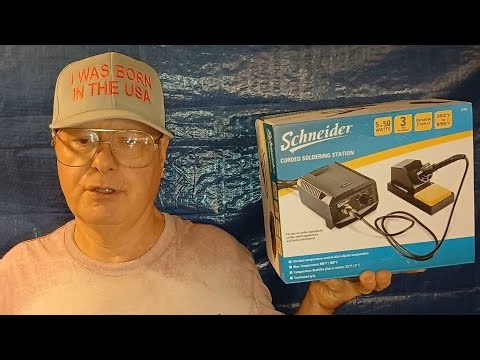 Dec. 2025 - Schneider soldering station item # 57364 ( how to use circuit board & wire 5 - 50 Watt