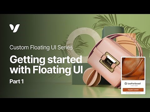 Getting started with Floating UI and creating links to external websites | 3D configurator tutorial