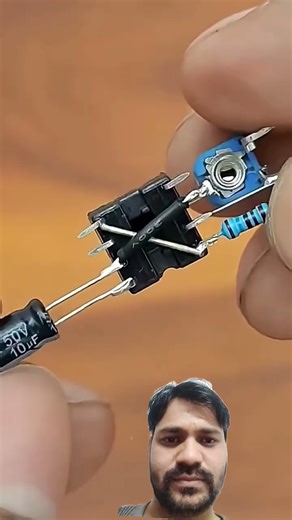 working experiment light LED bulb in connection series with transistor, capacitor and diode etc?