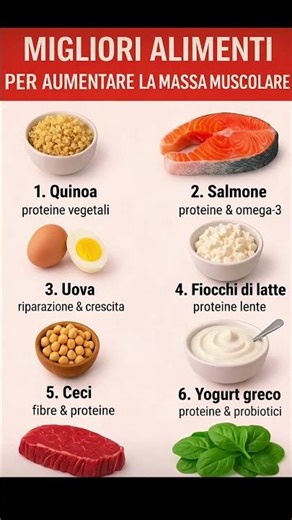 Segreti nutrizionali per i muscoli #benessere #vita #consigliperlasalute #muscolo #energia #foot