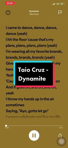 Taio Cruz - Dynamite Music Video