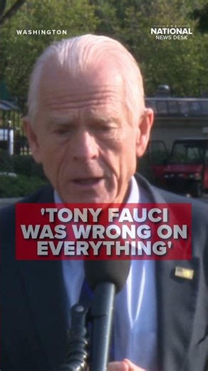 Fauci 'WRONG on everything' about COVID-19 pandemic | Navarro on the attack ahead of GOP-led hearing